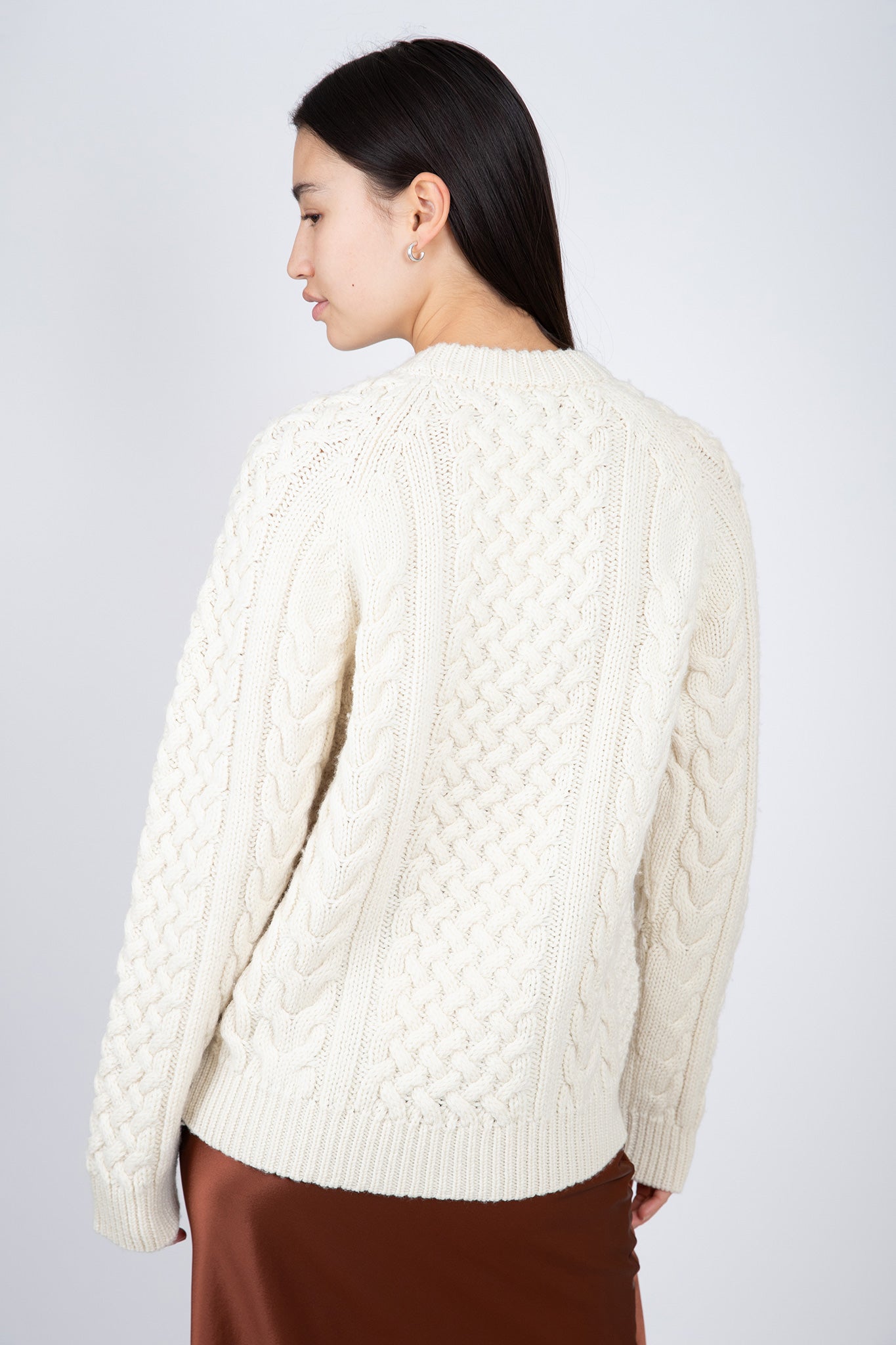 Porteau Cable Crew Sweaters &amp; Knits Bare Knitwear   