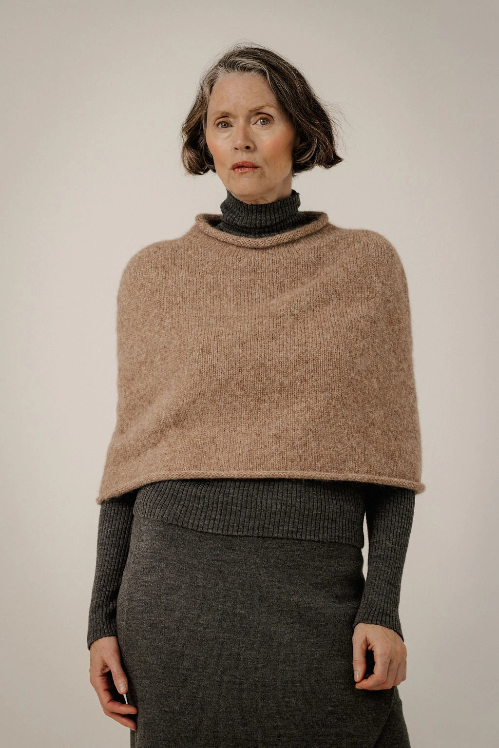Alpaca Poncho Sweaters & Knits Bare Knitwear