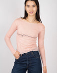    Baserange-Tabbys-Star-Long-Sleeve-Buio-Pink