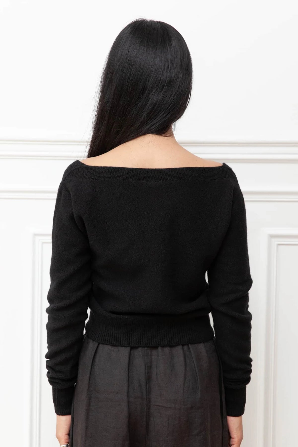 Tier V Neck Sweater Sweaters &amp; Knits Baserange