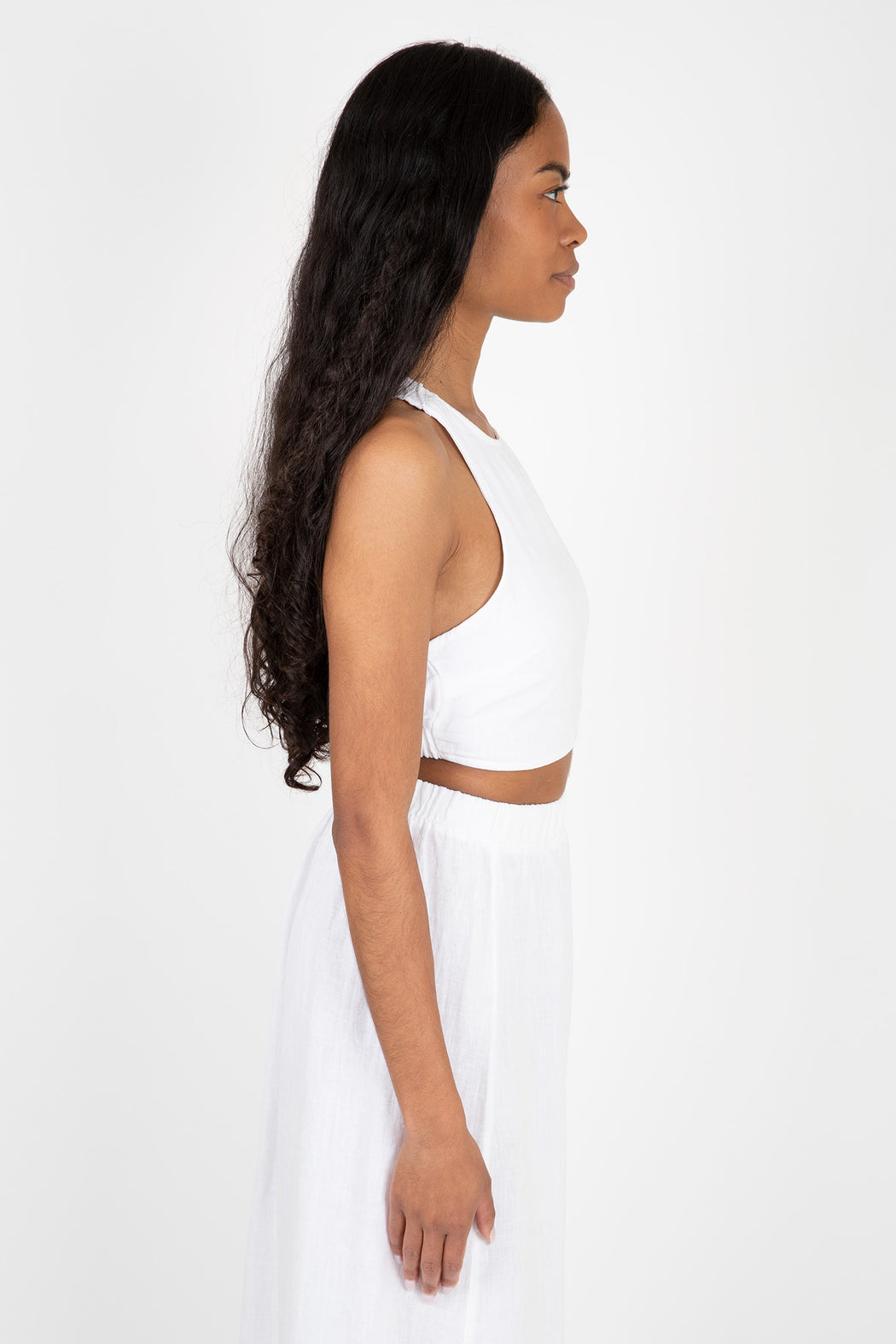    Bella-Dahl-Cross-Back-Linen-Top-White