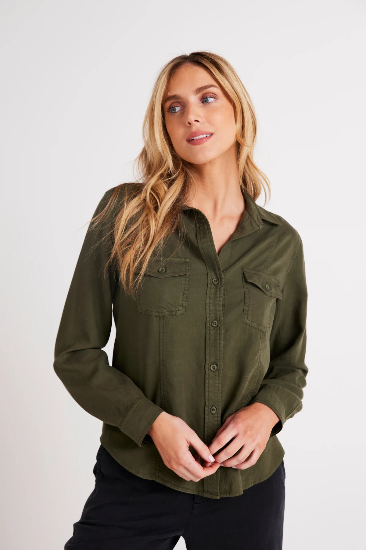 Long Sleeve Seamed Shirt Tops Bella Dahl   