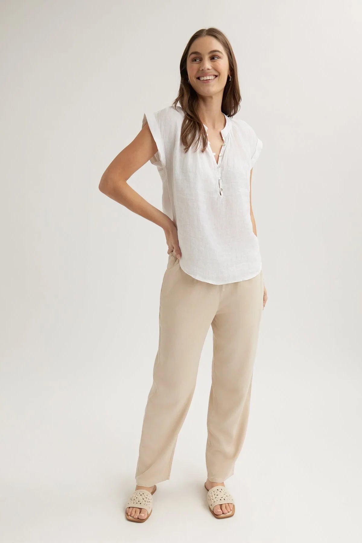 Cap Sleeve Pullover Tops Bella Dahl