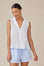 Sleeveless Notch Collar Button Down Tops Bella Dahl