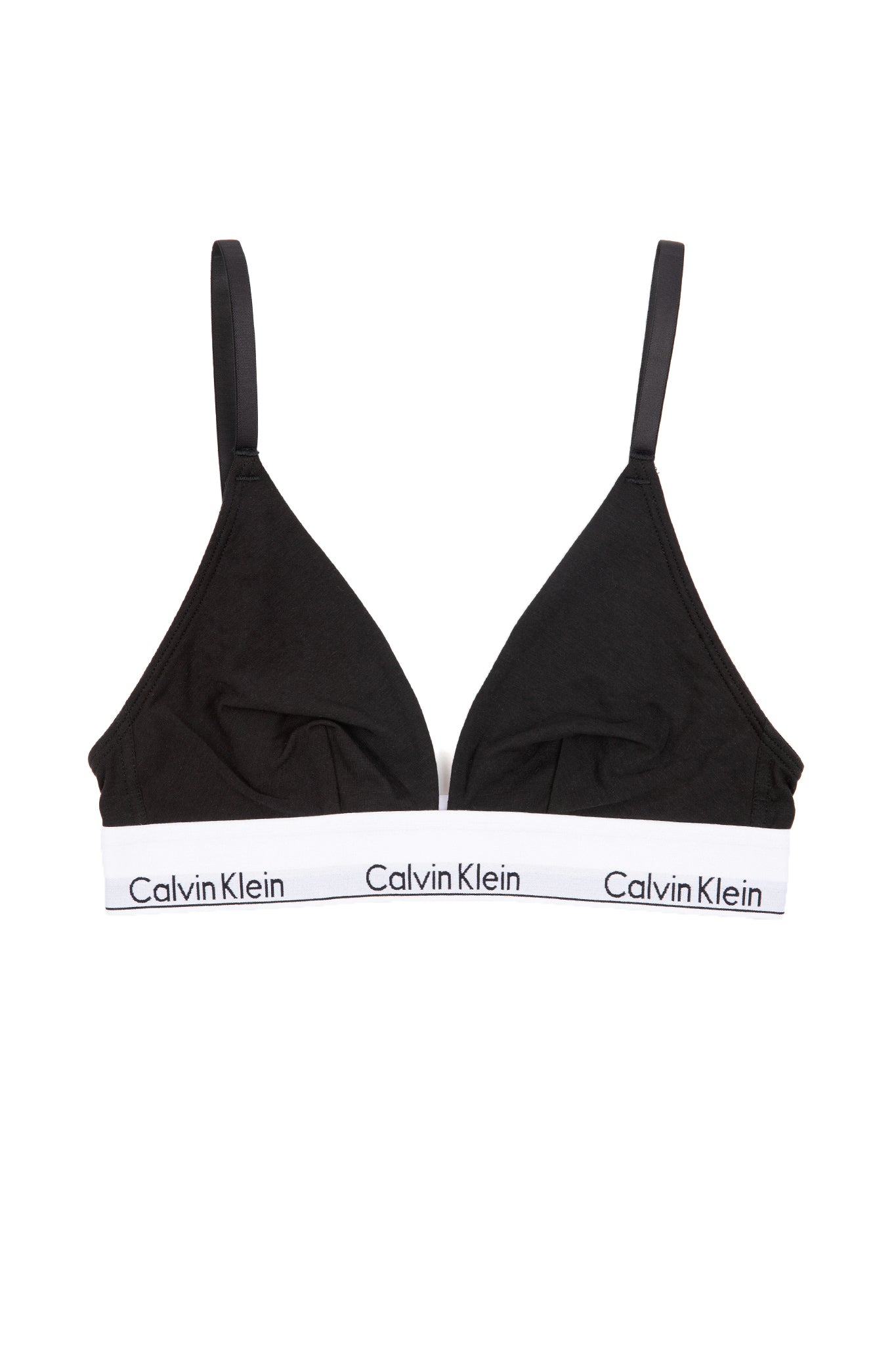 Calvin-Klein-Modern-Cotton-Unlined-Triangle-Bralette-Black