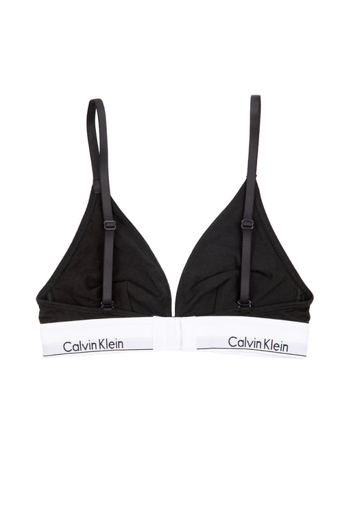 Calvin-Klein-Modern-Cotton-Unlined-Triangle-Bralette-Black