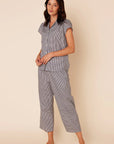 Classic Gingham Luxe Pima Capri Set Sleepwear The Cat's Pajamas   