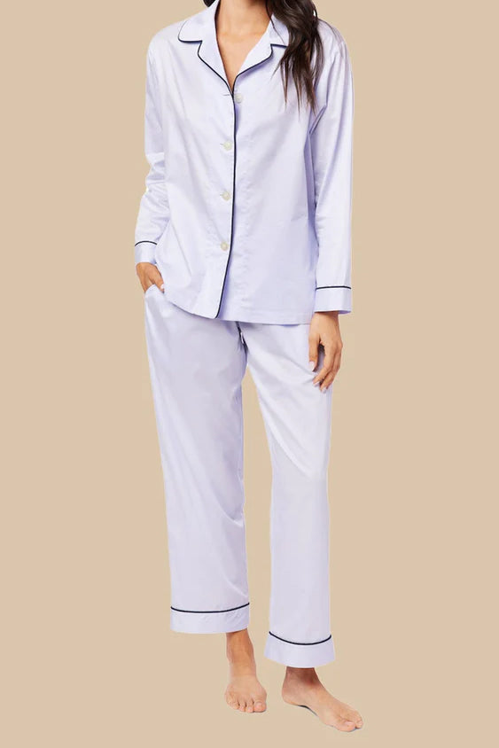 Classic Luxe Pima Pajama Set Sleepwear The Cat&#39;s Pajamas   