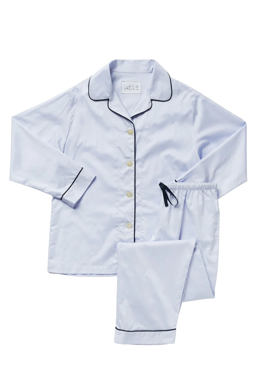 Classic Luxe Pima Pajama Set Sleepwear The Cat's Pajamas   