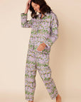 Sakura Luxe Pima Pajama Set Sleepwear The Cat's Pajamas   