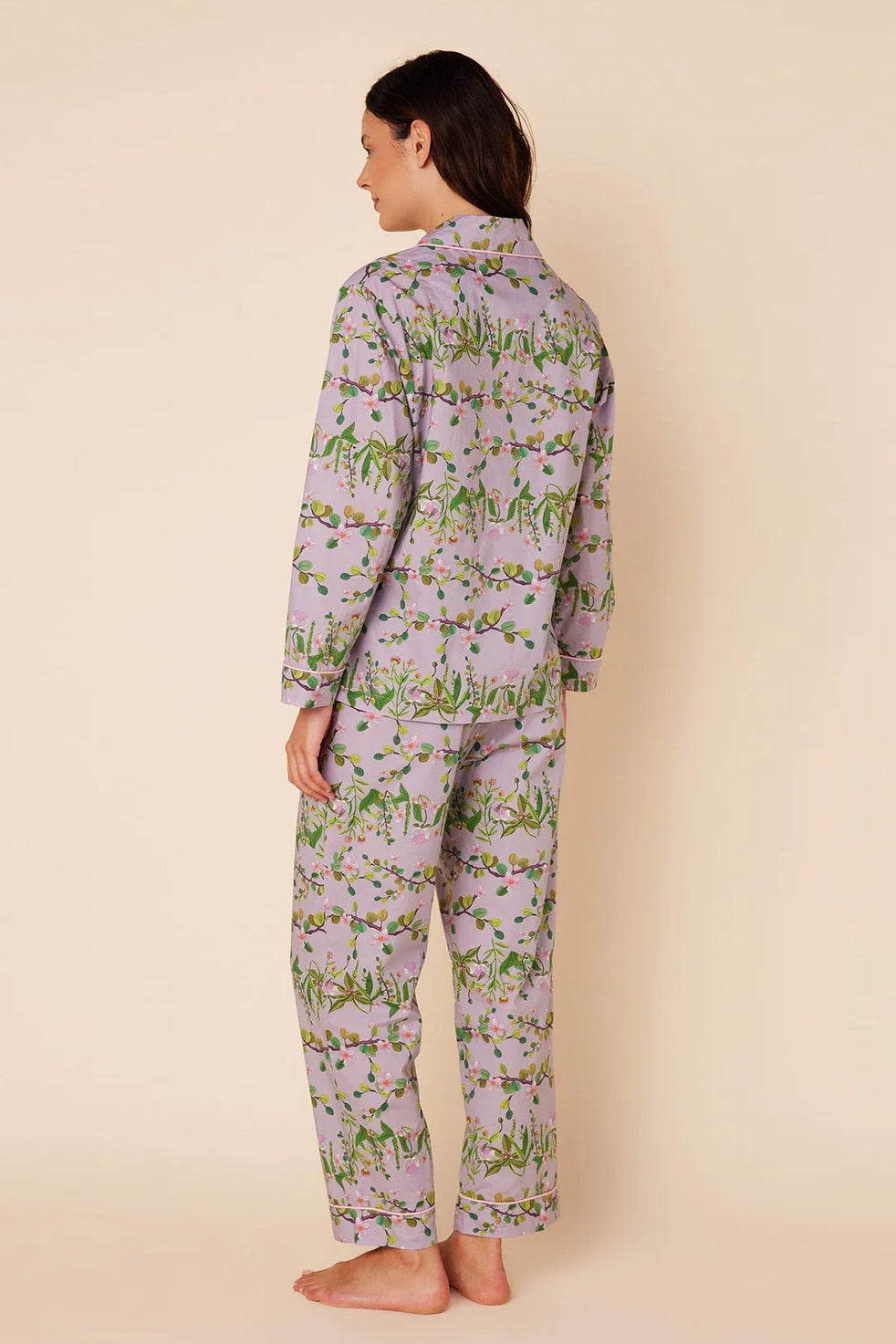 Sakura Luxe Pima Pajama Set Sleepwear The Cat&#39;s Pajamas   