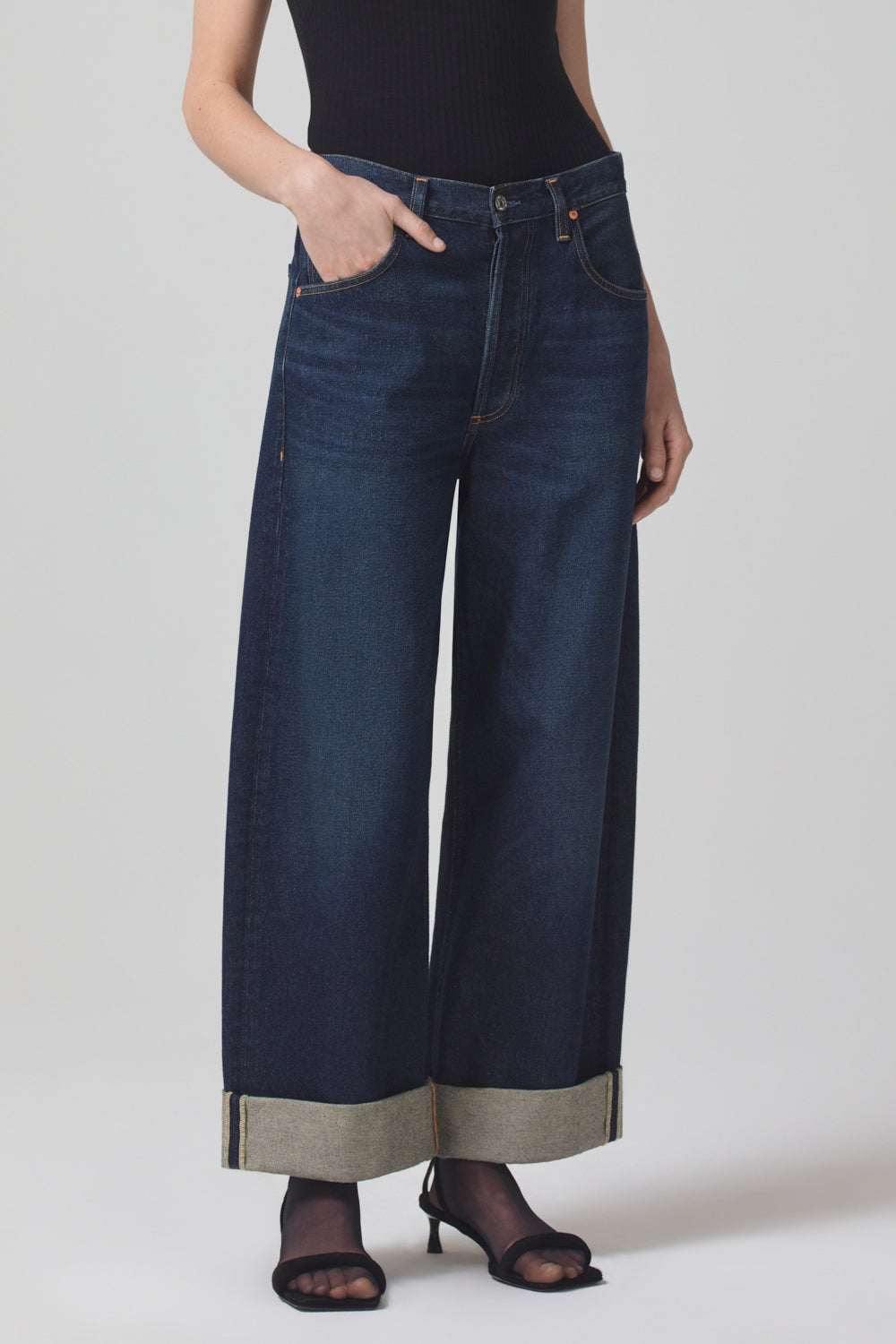 Ayla Baggy Cuffed Crop Pants Citizens of Humanity   