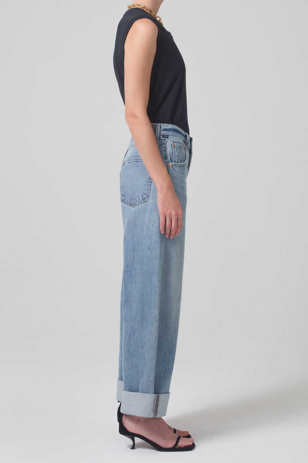 Ayla Baggy Cuffed Crop Pants Citizens of Humanity   