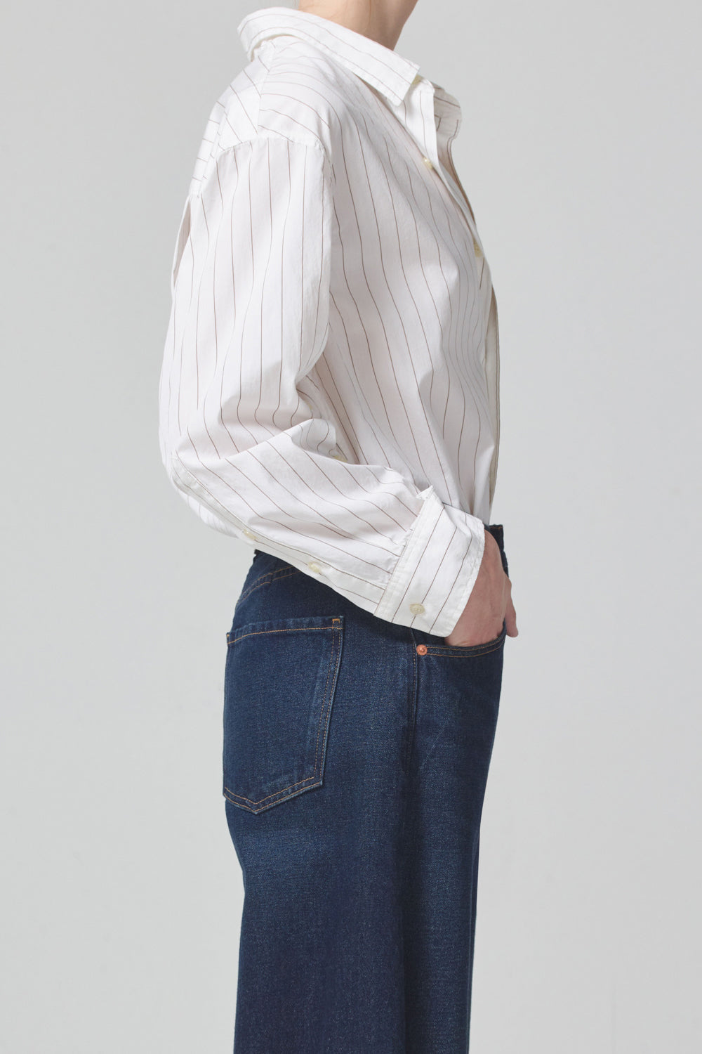 Citizens-of-Humanity-Kayla-Shirt-Bitter-Chocolate-Stripe