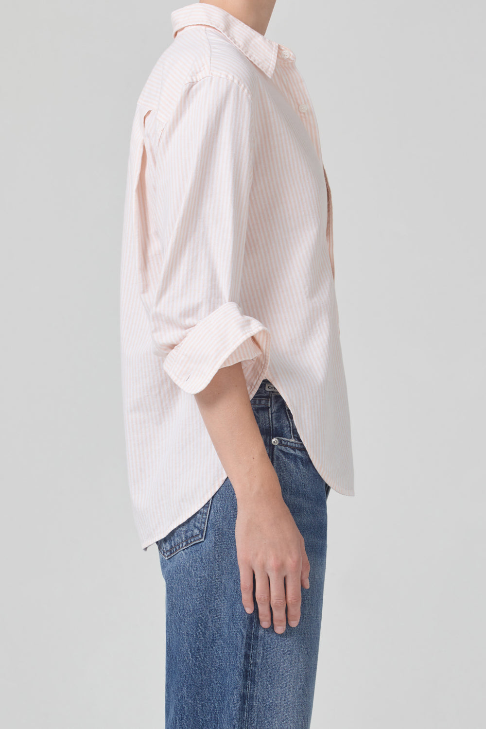 Citizens-of-Humanity-Kayla-Shrunken-Shirt-Oxford-Cantaloupe-Stripe