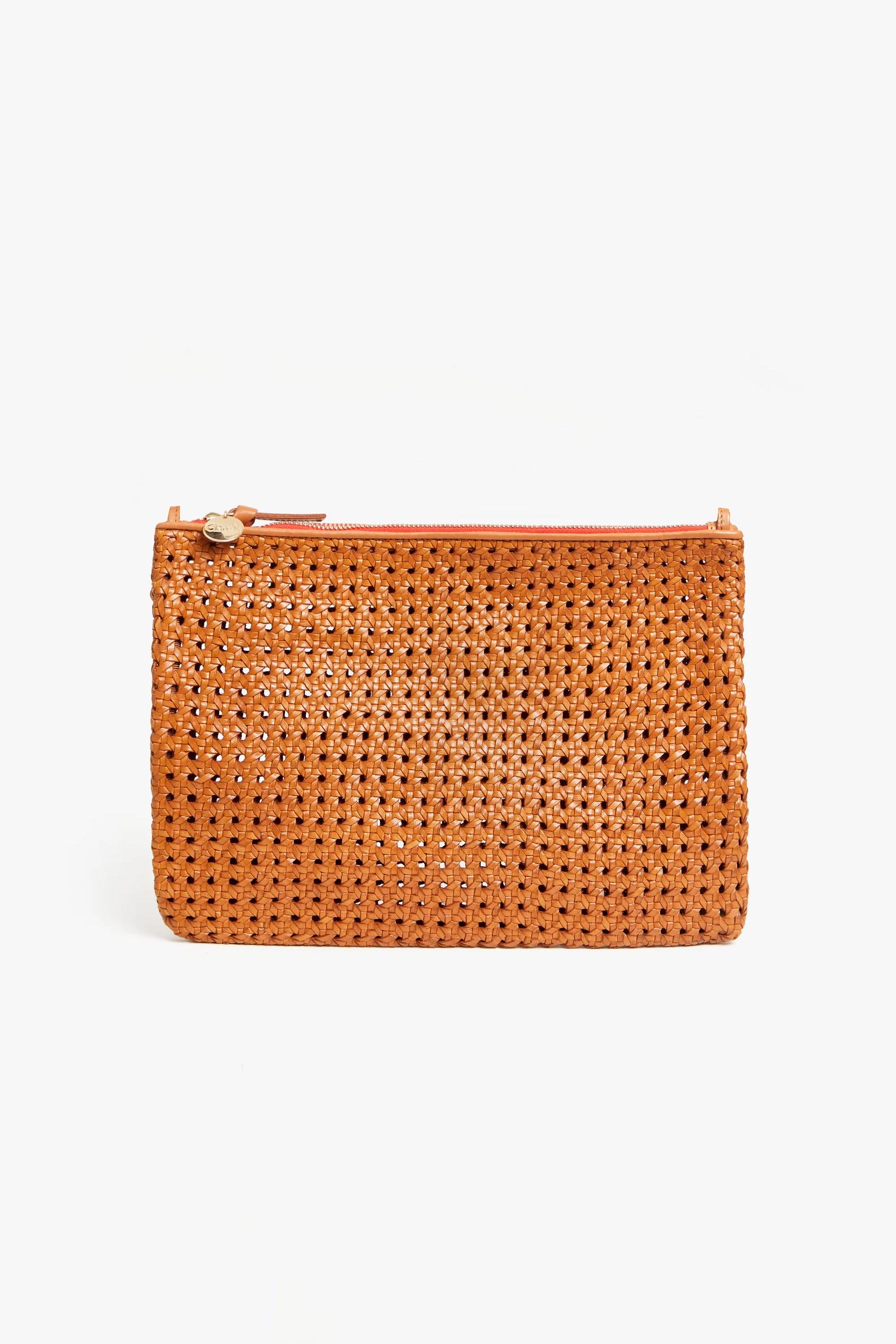 Clare-V-Flat-Clutch-With-Tabs-Tan-Rattan