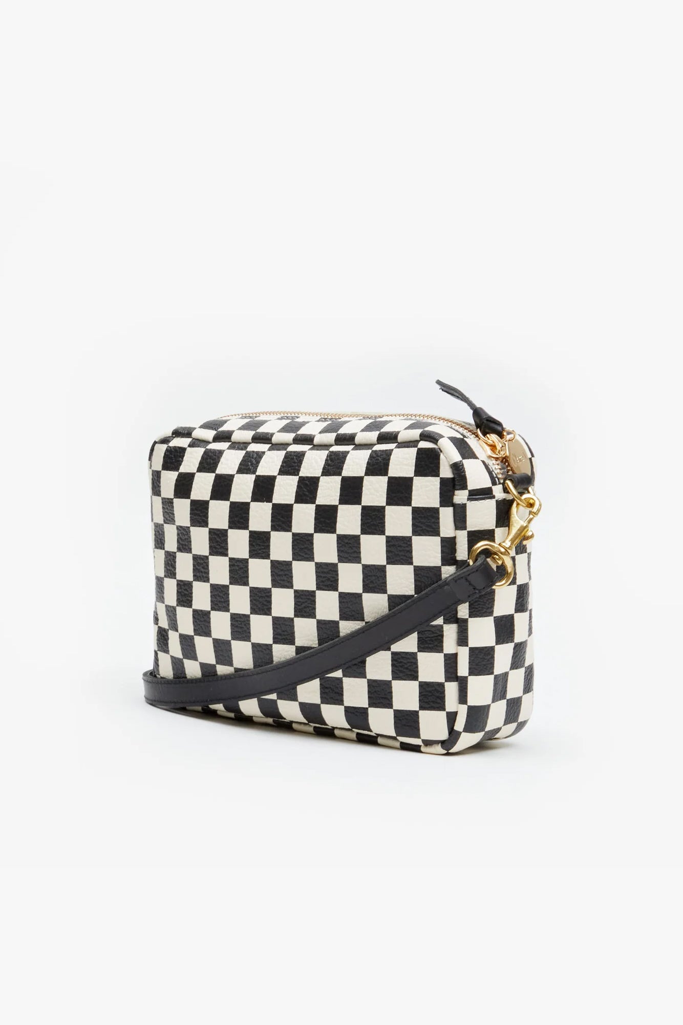 Clare-V-Midi-Sac-Black-Cream-Checkers