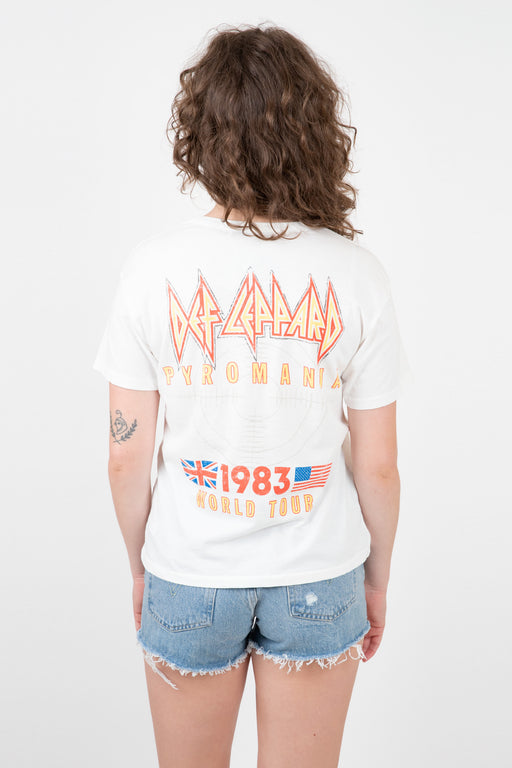 Daydreamer-Def-Leppard-TNT-Pyromania-83-Ringer-Tee-Vintage-White