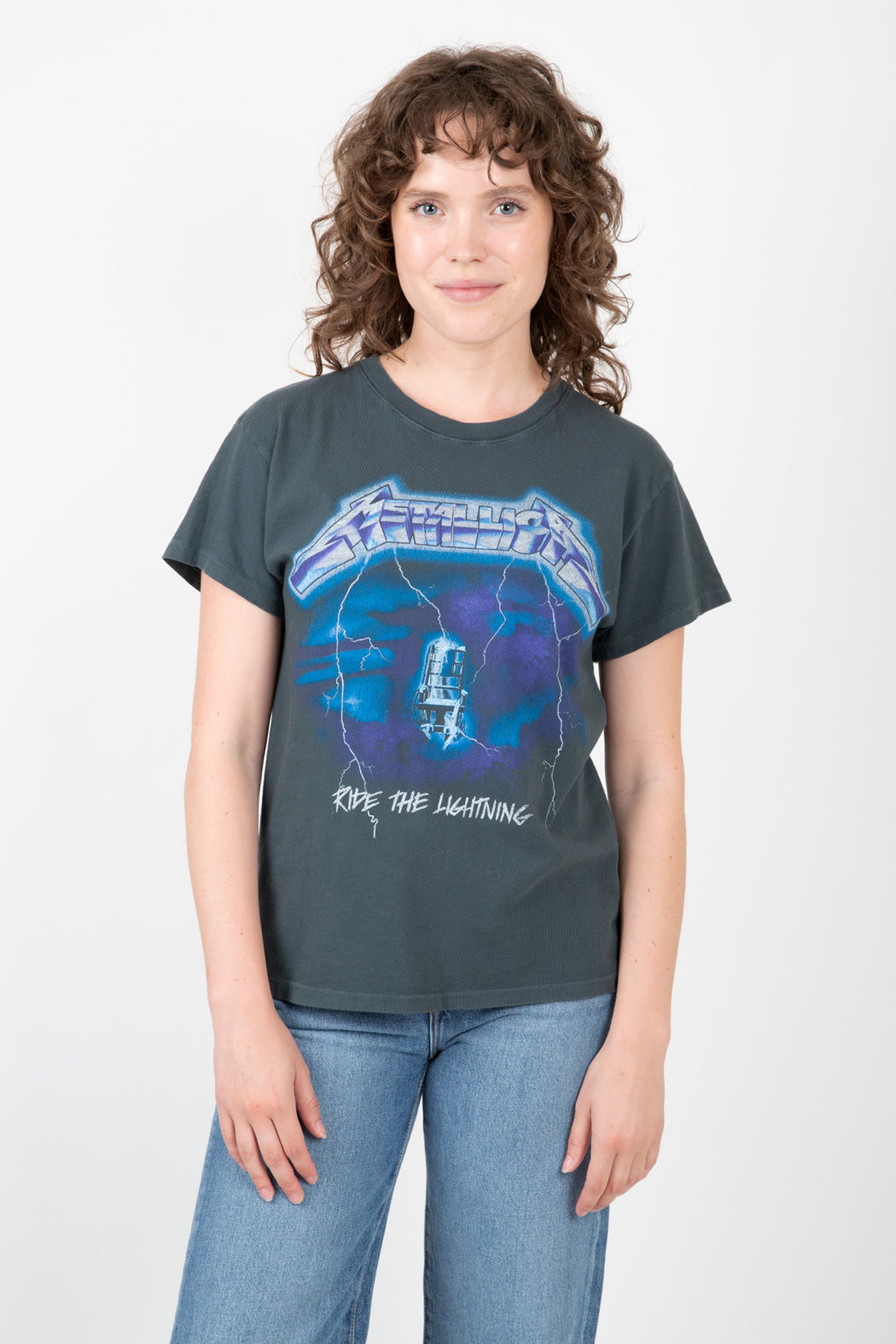    Daydreamer-Metallica-Ride-The-Lightning-Tour-Tee-Vintage-Black