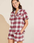 Flannel Short PJ Set Sleepwear Eberjey   