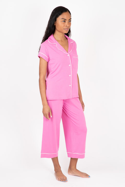    Eberjey-Gisele-Short-Sleeve-Cropped-PJ-Set-Italian-Rose-Ivory