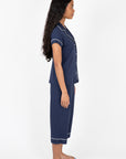 Gisele Short Sleeve Cropped PJ Set Sleepwear Eberjey   