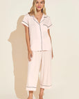 Gisele TENCEL™ Modal Short Sleeve Cropped PJ Set Sleepwear Eberjey   