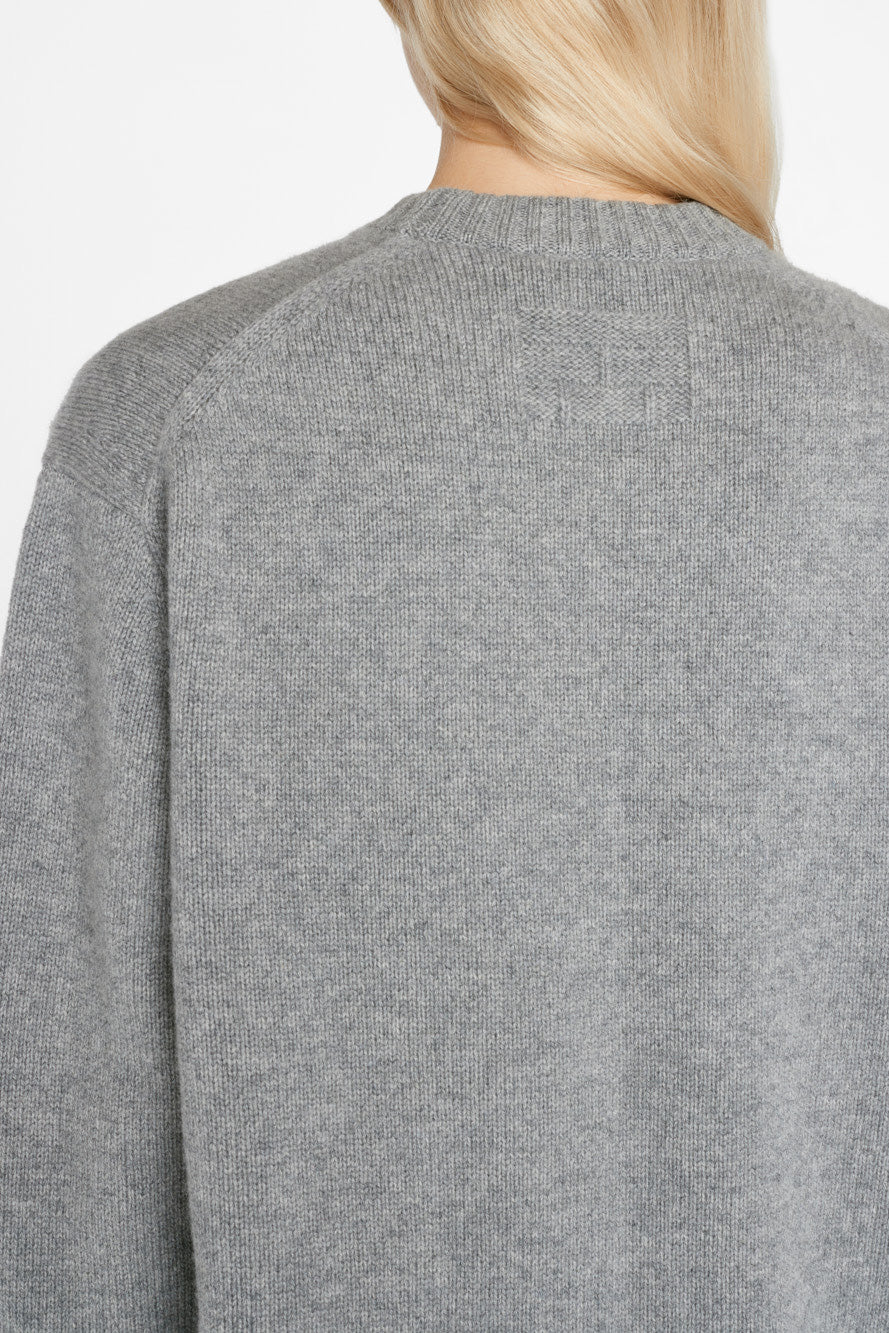    FRAME-Boyfriend-Cashmere-Crew-Gris-Heather
