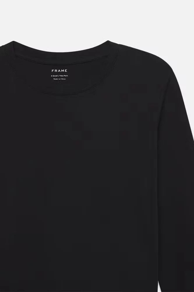 Long Sleeve Baby Tee T-Shirts FRAME   