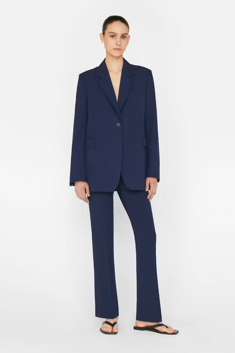 FRAME-Oversized-Raw-Edge-Blazer-Navy