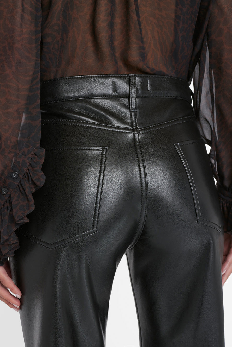 Recycled Leather Le Jane Crop Pants FRAME   