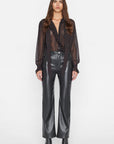 Recycled Leather Le Jane Crop Pants FRAME   
