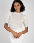 Ruched Sleeve Cashmere Sweater Sweaters & Knits FRAME   