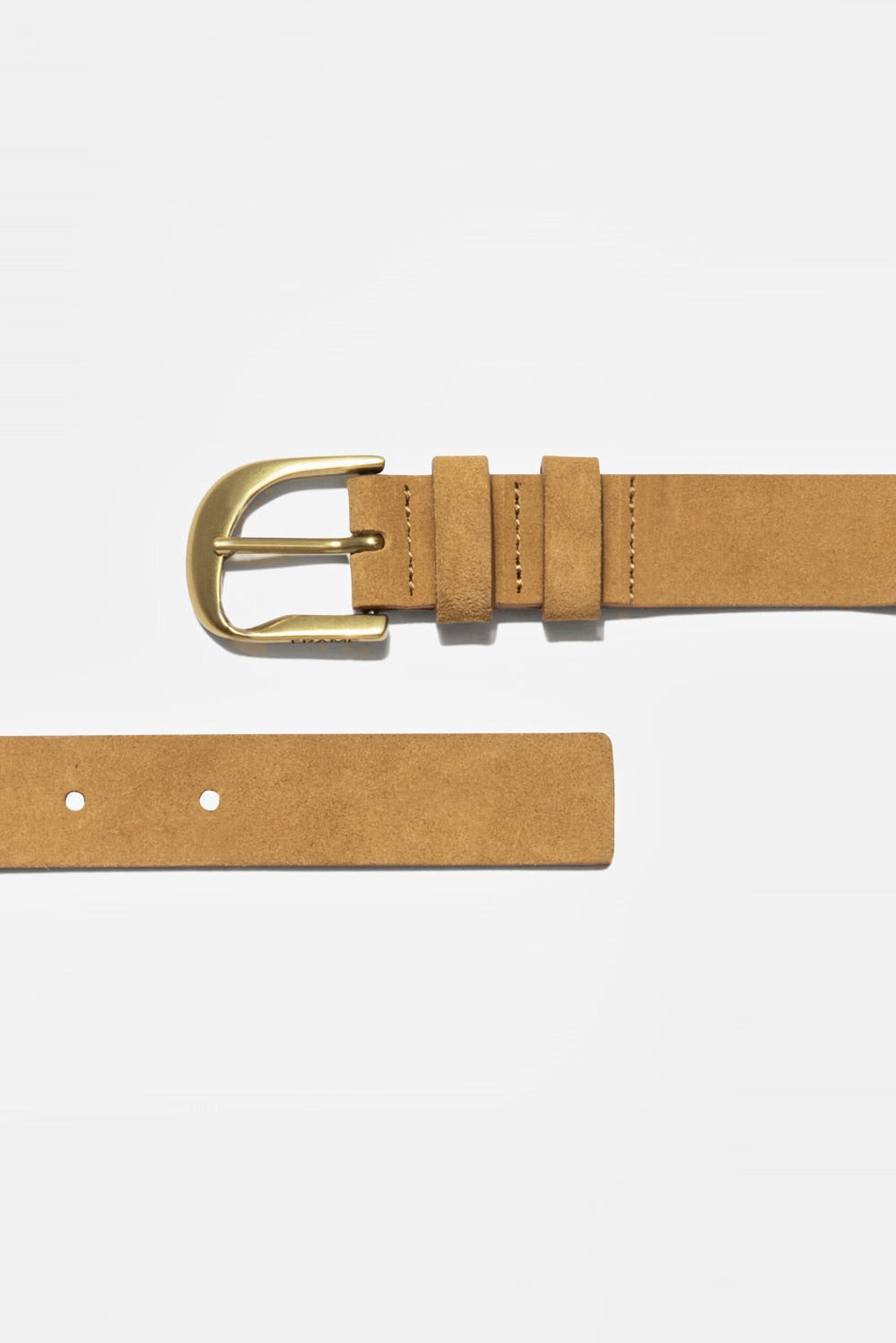 FRAME-Twist-Buckle-Belt-Tan