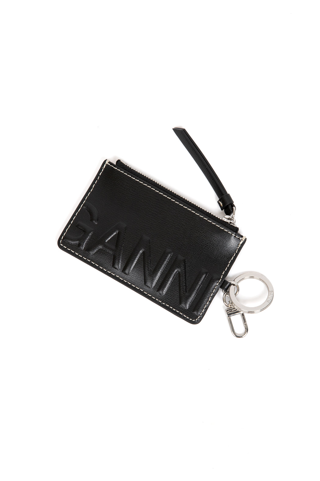    Ganni-Banner-Zipped-Coin-Purse-Black