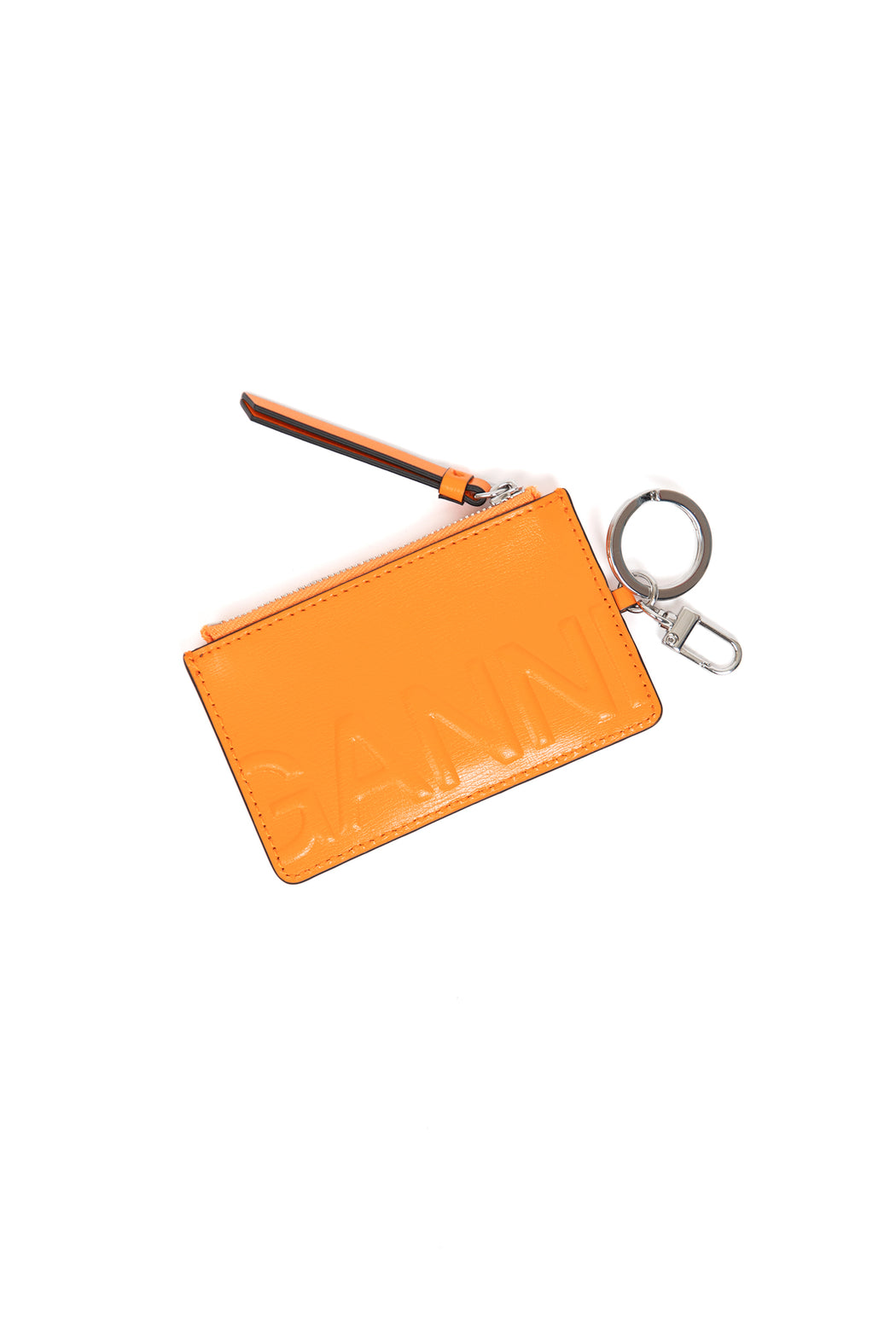 Ganni-Banner-Zipped-Coin-Purse-Vibrant-Orange