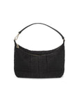    Ganni-Black-Medium-Butterfly-Pouch-Satin-Bag-Black