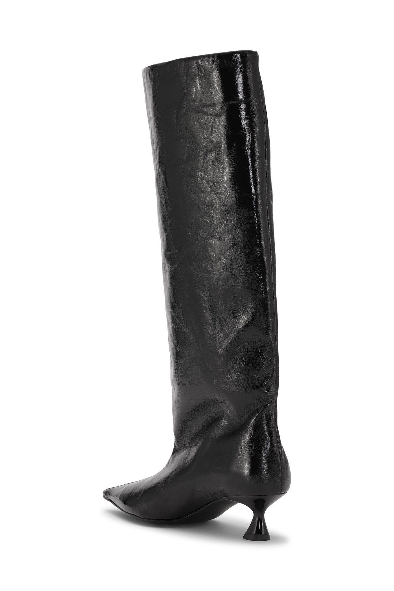 Black Soft Slouchy High Shaft Boots Footwear Ganni   