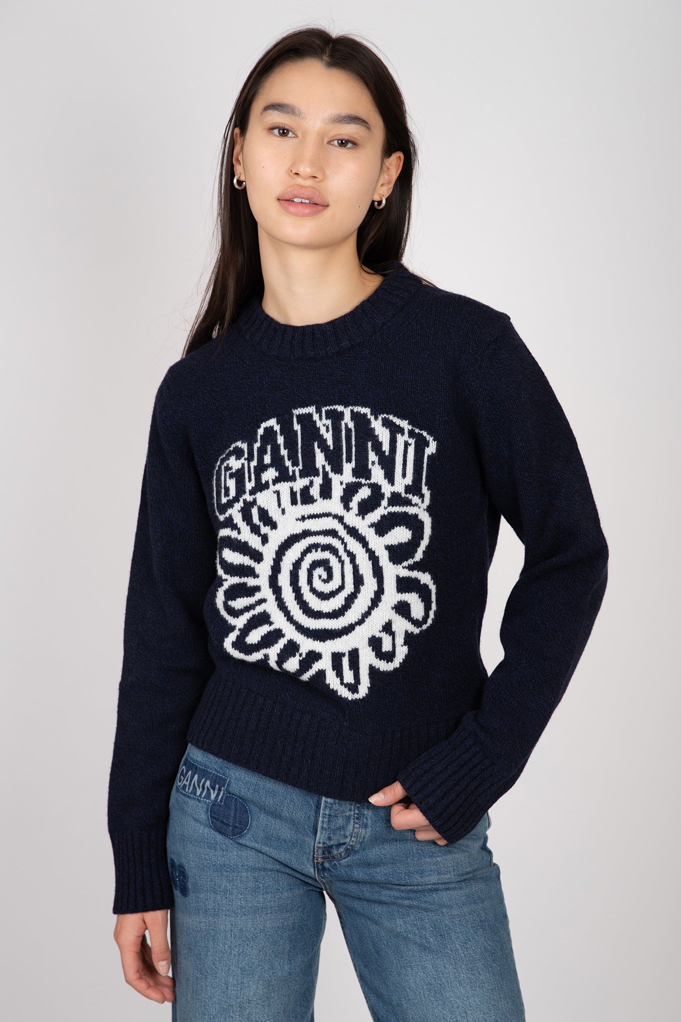   Ganni-Blue-Flower-Graphic-O-Neck-Pullover-Sky-Captain
