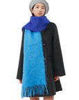    Ganni-Blue-Mohair-Gradient-Scarf-Silver-Lake-Blue