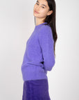 Ganni-Brushed-Alpaca-O-Neck-Sweater-Simply-Purple