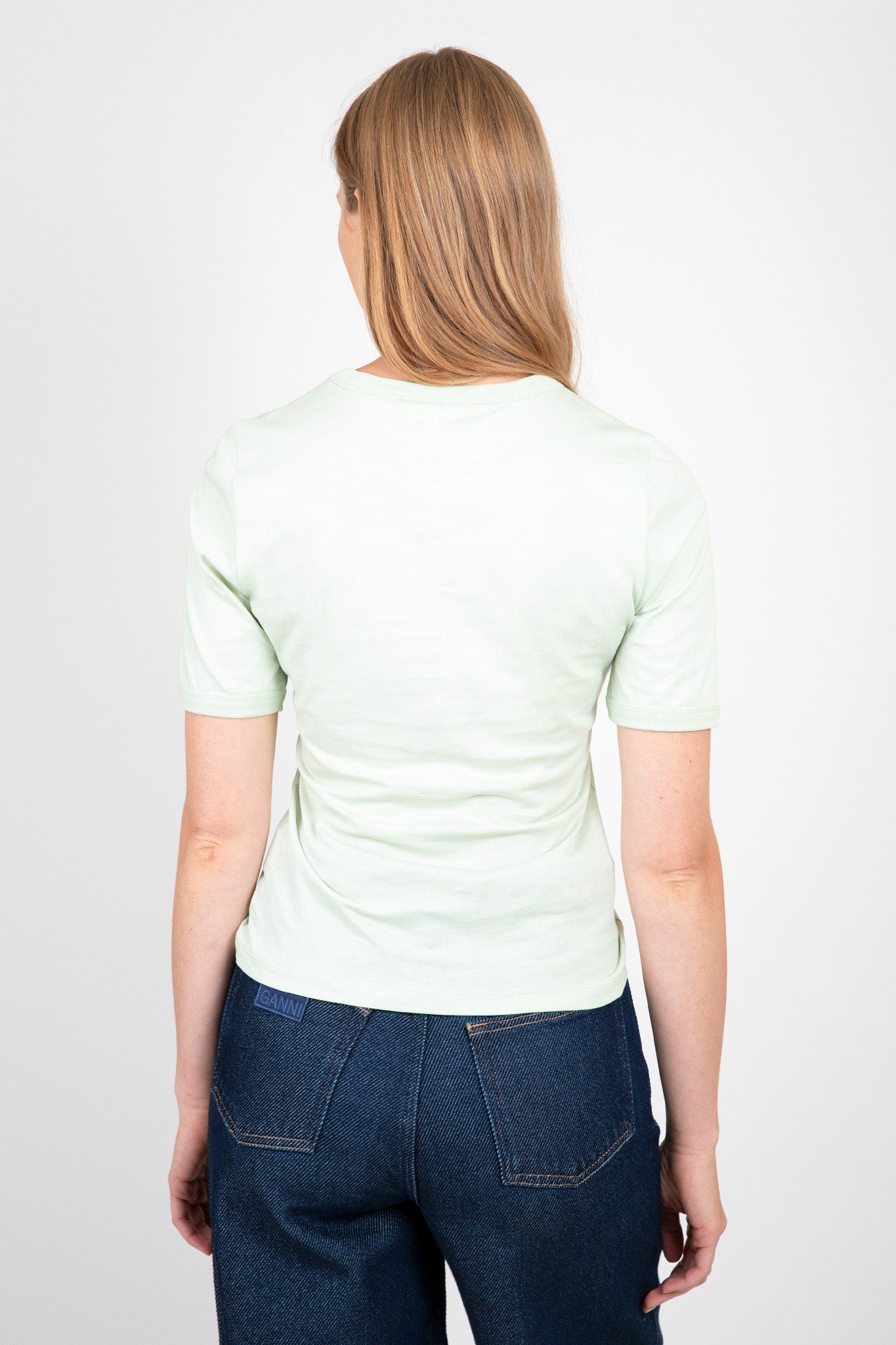 Ganni-Flower-T-Shirt-Sea-Foam