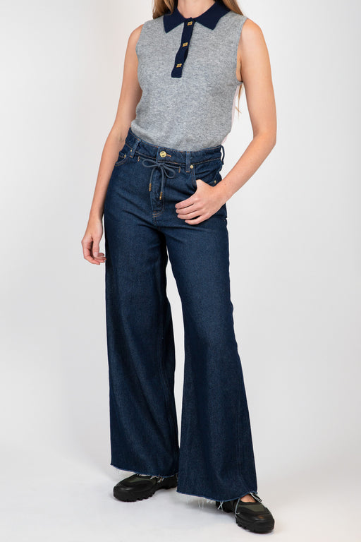    Ganni-Heavy-Denim-Wide-Drawstring-Jeans-Rinse