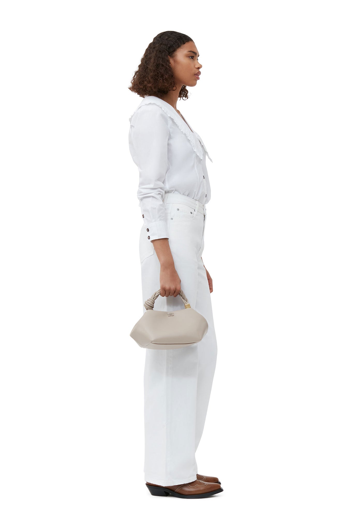 Ganni-Light-Grey-Ganni-Bou-Bag-Oyster-Gray
