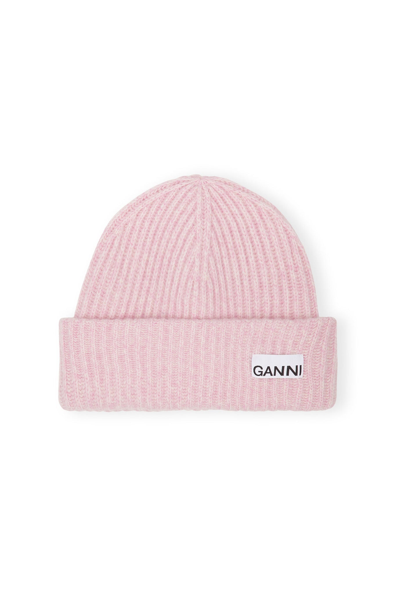 Ganni-Loose-Wool-Rib-Knit-Beanie-Lilac-Sachet