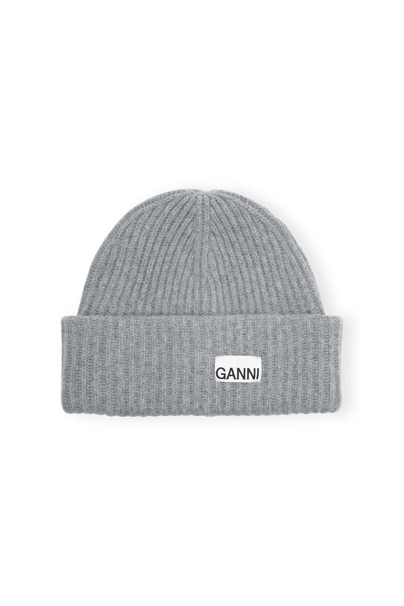 Ganni-Loose-Wool-Rib-Knit-Beanie-Paloma-Melange