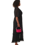    Ganni-Pink-Small-Butterfly-Pouch-Satin-Bag-Shocking-Pink