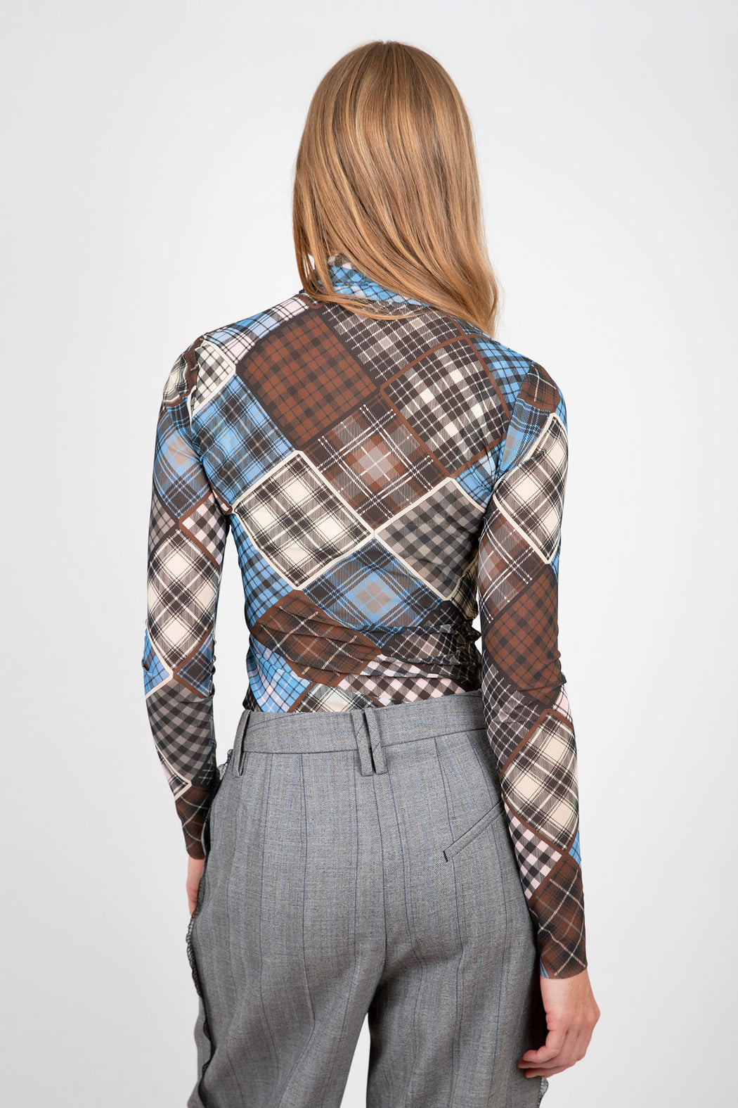 Ganni-Printed-Mesh-Lov-Sleeve-Rollneck-Sweater-Silver-Lake-Blue