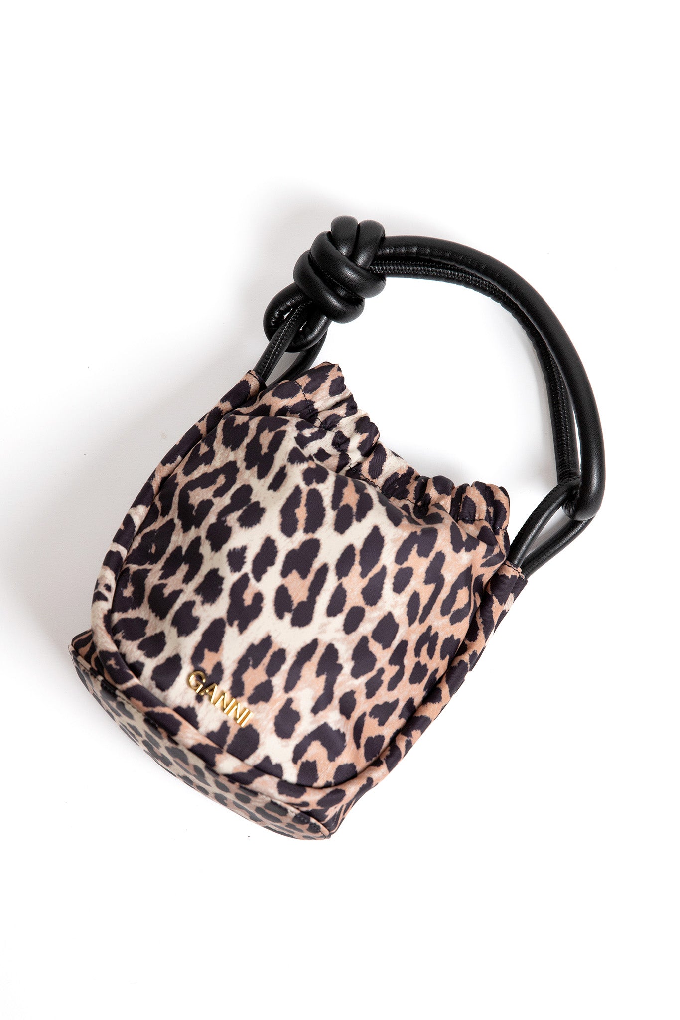    Ganni-Small-Knot-Bucket-Bag-Leopard