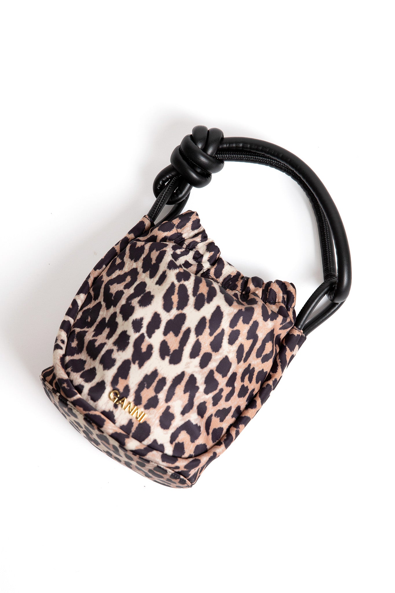 Small Knot Bucket Bag Accessories Ganni   